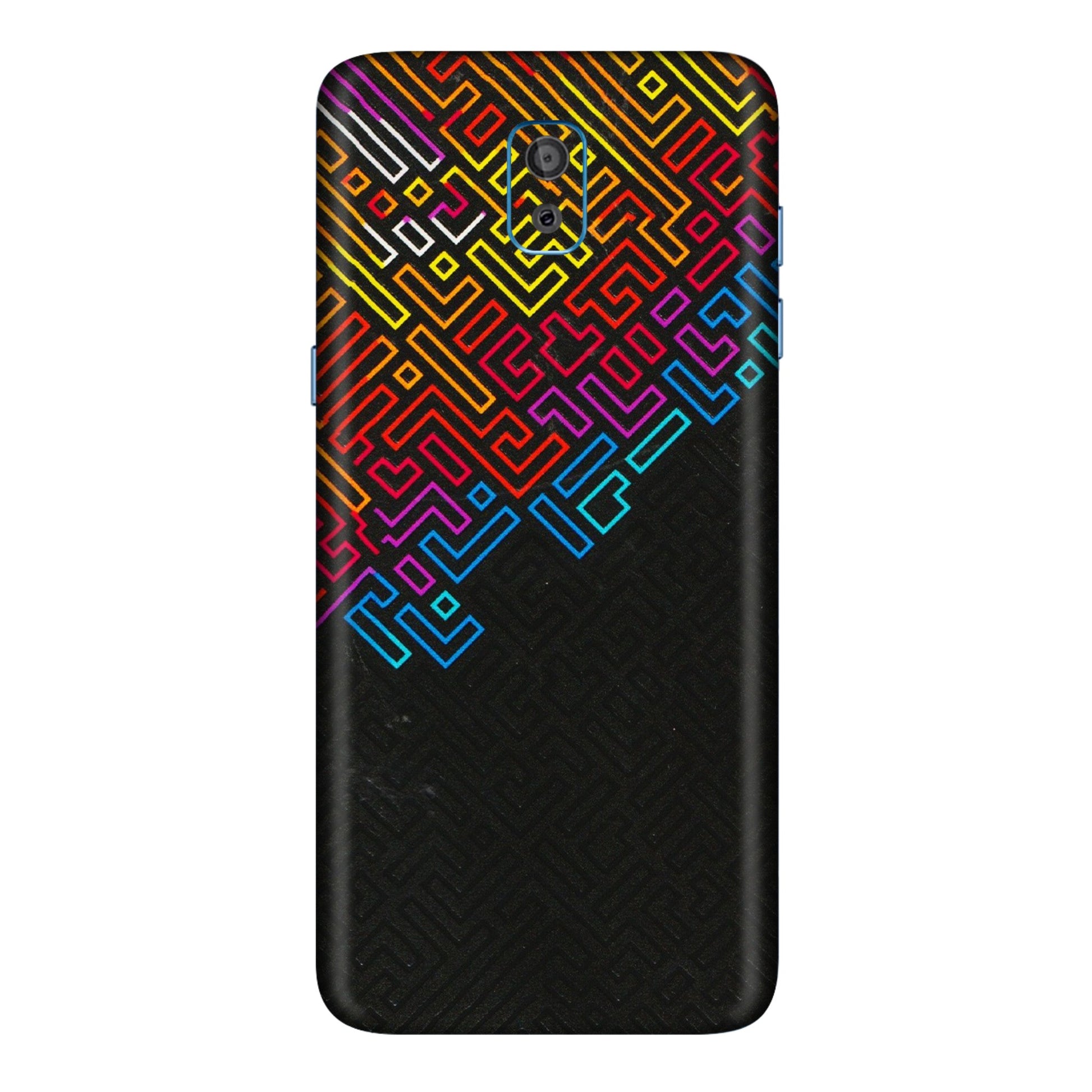 Samsung M/F/Note/Flip and C Phone Skins (All Models) - Dotme Pattern Art - 3D Embossed Finish (L-121) Samsung Galaxy On 8