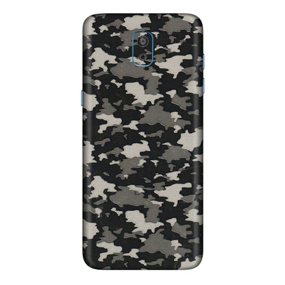 Samsung M/F/Note/Flip and C Phone Skins (All Models) - Black/Grey Camoflaunge - 3D Embossed Finish (L-142) Samsung Galaxy On 8