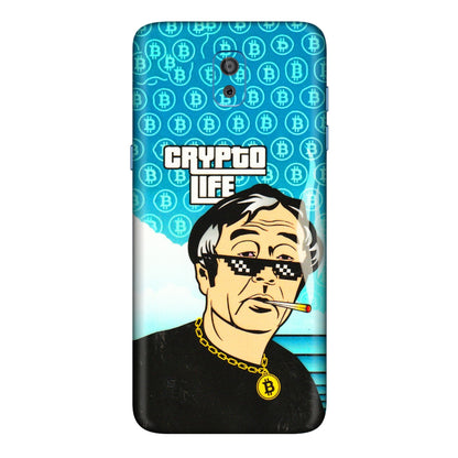 Samsung M/F/Note/Flip and C Phone Skins (All Models) - Crypto Thug Life - 3D Embossed Finish (L-179) Samsung Galaxy On 8