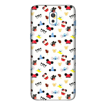 Samsung M/F/Note/Flip and C Phone Skins (All Models) - Minnie Mouse & Donald Doodles s - 3D Embossed Finish (L-194) Samsung Galaxy On 8