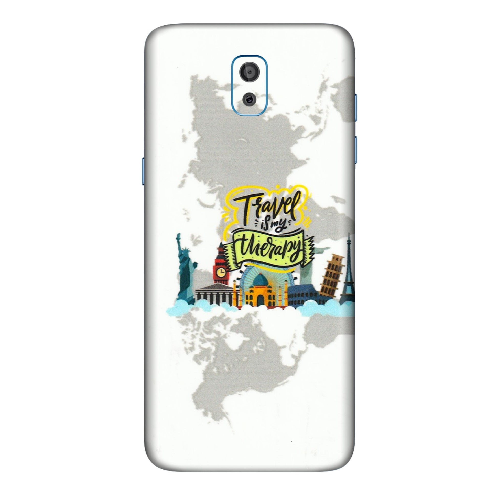 Samsung M/F/Note/Flip and C Phone Skins (All Models) - Travel Therapy - 3D Embossed Finish (L-199) Samsung Galaxy On 8