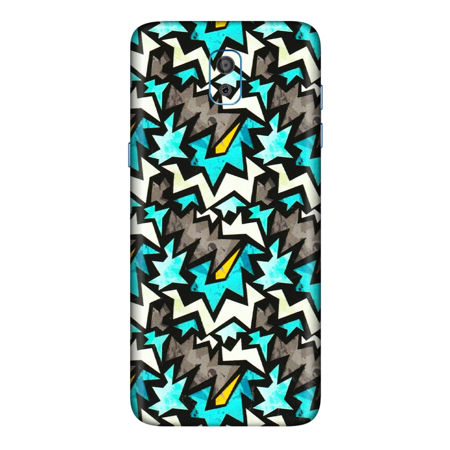Samsung M/F/Note/Flip and C Phone Skins (All Models) - Funky Zig Zag - 3D Embossed Finish (L-223) Samsung Galaxy On 8