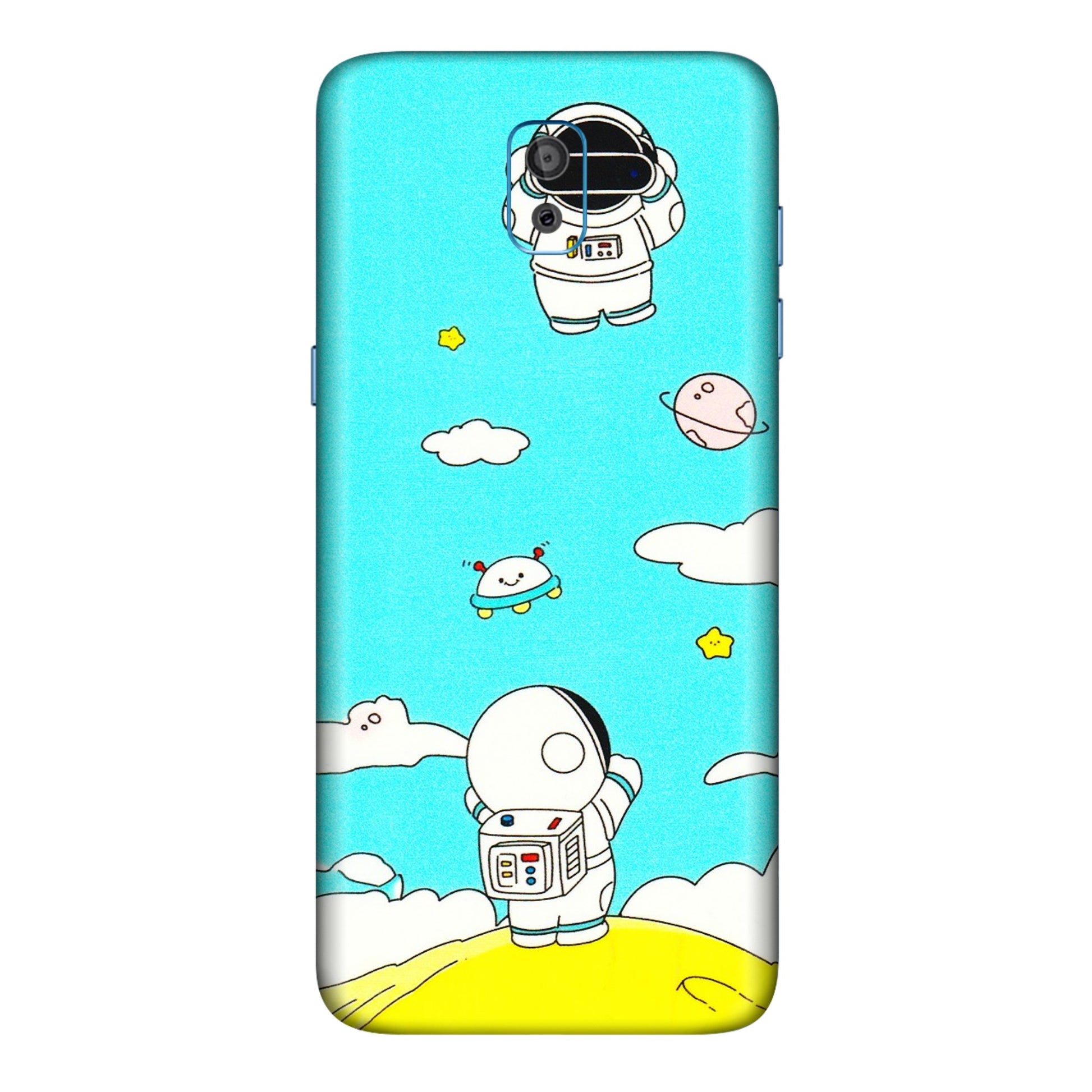 Samsung M/F/Note/Flip and C Phone Skins (All Models) - Blue Skies Astro Float - 3D Embossed Finish (L-230) Samsung Galaxy On 8