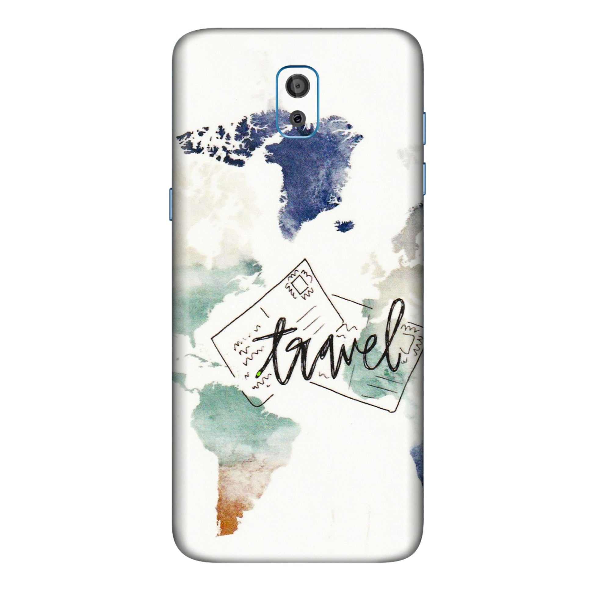 Samsung M/F/Note/Flip and C Phone Skins (All Models) - Travel The World - 3D Embossed Finish (L-232) Samsung Galaxy On 8