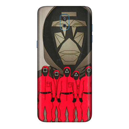 Samsung M/F/Note/Flip and C Phone Skins (All Models) - Squid Game Hero - 3D Embossed Finish (L-245) Samsung Galaxy On 8