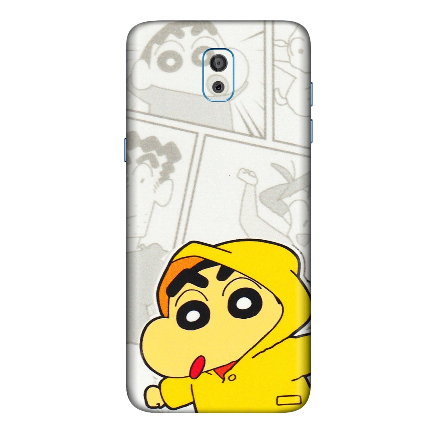 Samsung M/F/Note/Flip and C Phone Skins (All Models) - Yellow Shinchan Comic - 3D Embossed Finish (L-246) Samsung Galaxy On 8