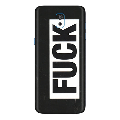 Samsung M/F/Note/Flip and C Phone Skins (All Models) - The F Word - 3D Embossed Finish (L-255) Samsung Galaxy On 8