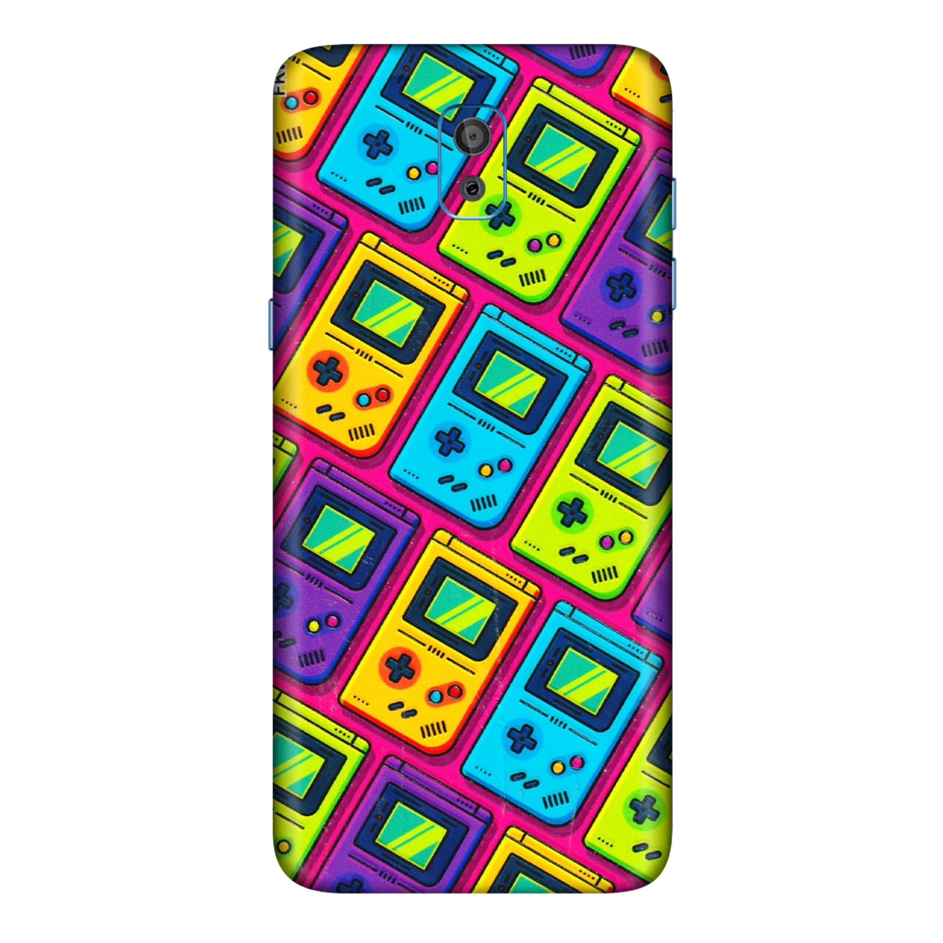 Samsung M/F/Note/Flip and C Phone Skins (All Models) - Gameboy Colourful - 3D Embossed Finish (L-266) Samsung Galaxy On 8