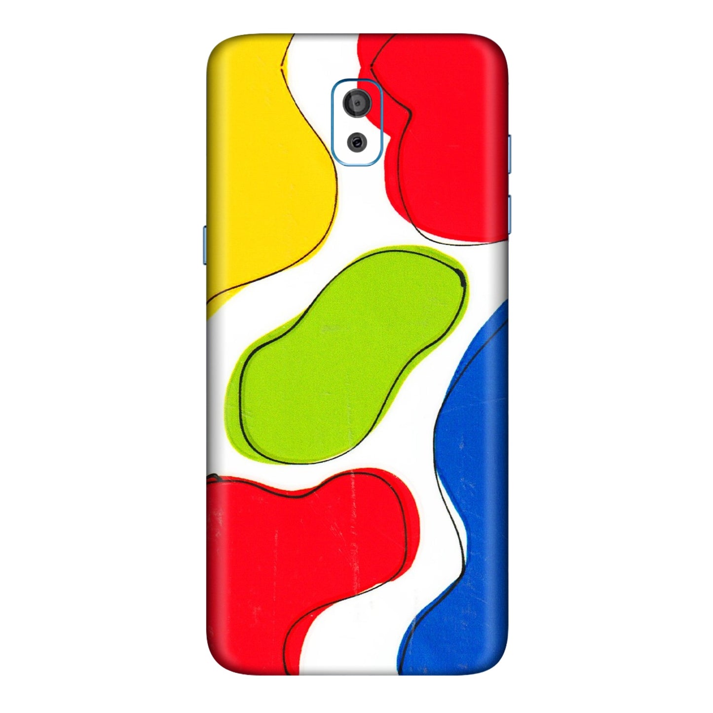 Samsung M/F/Note/Flip and C Phone Skins (All Models) - RGB Colour Paint - 3D Embossed Finish (L-284) Samsung Galaxy On 8