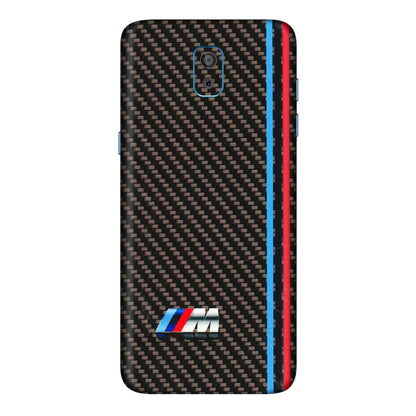 Samsung M/F/Note/Flip and C Phone Skins (All Models) - BM Carbon Fiber Feels - 3D Embossed Finish (L-38) Samsung Galaxy On 8