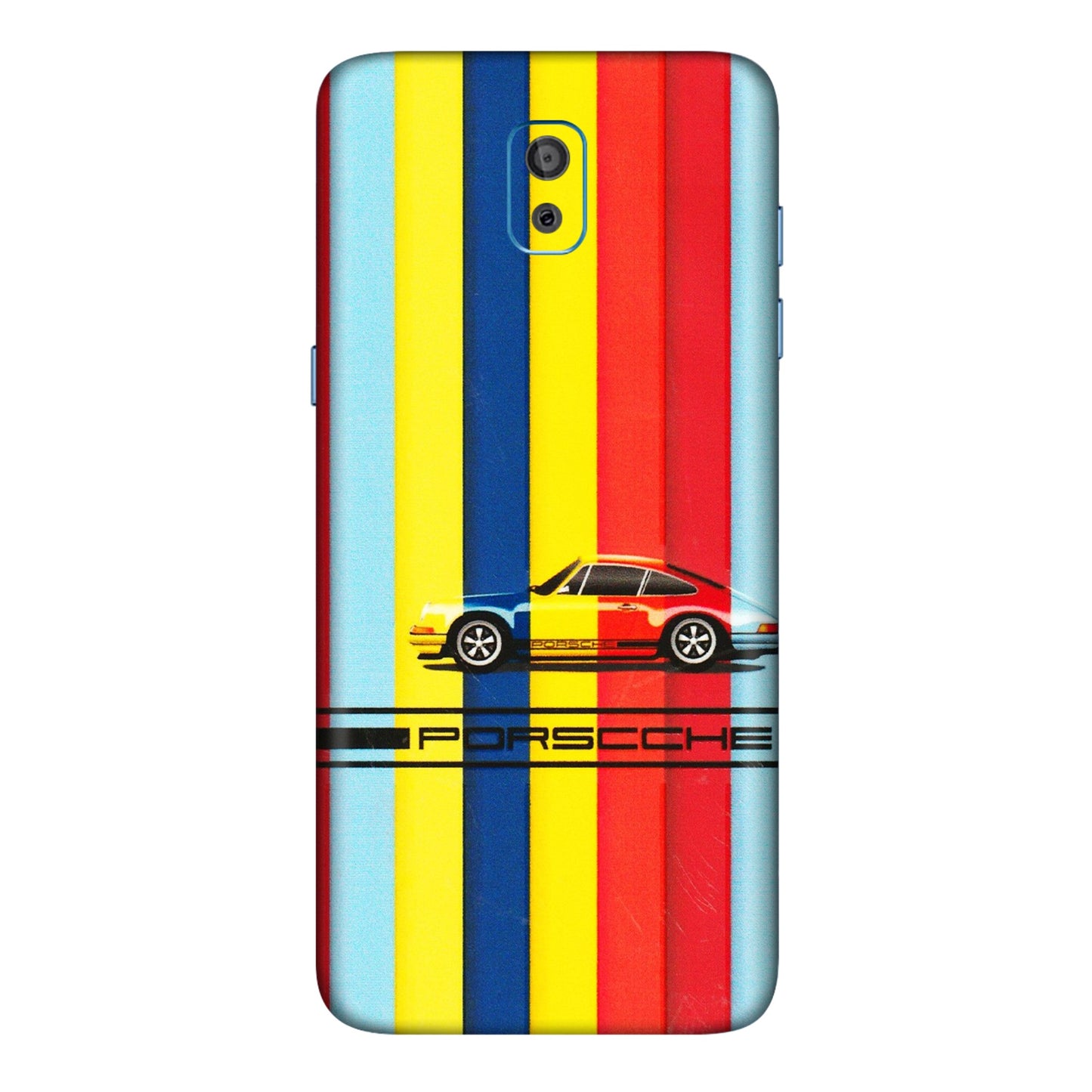 Samsung M/F/Note/Flip and C Phone Skins (All Models) - Multicolour Porche - 3D Embossed Finish (L-39) Samsung Galaxy On 8