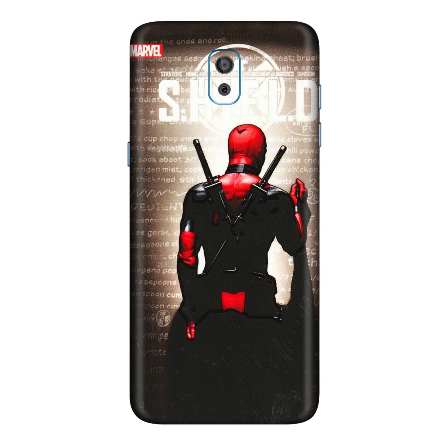 Samsung M/F/Note/Flip and C Phone Skins (All Models) - Deadpool - 3D Embossed Finish (L-56) Samsung Galaxy On 8