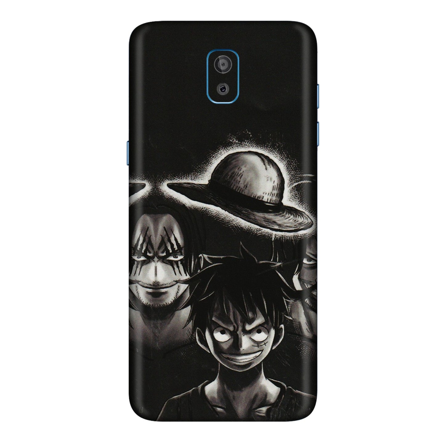 Samsung M/F/Note/Flip and C Phone Skins (All Models) - Black Luffy Hat - 3D Embossed Finish (L-57) Samsung Galaxy On 8