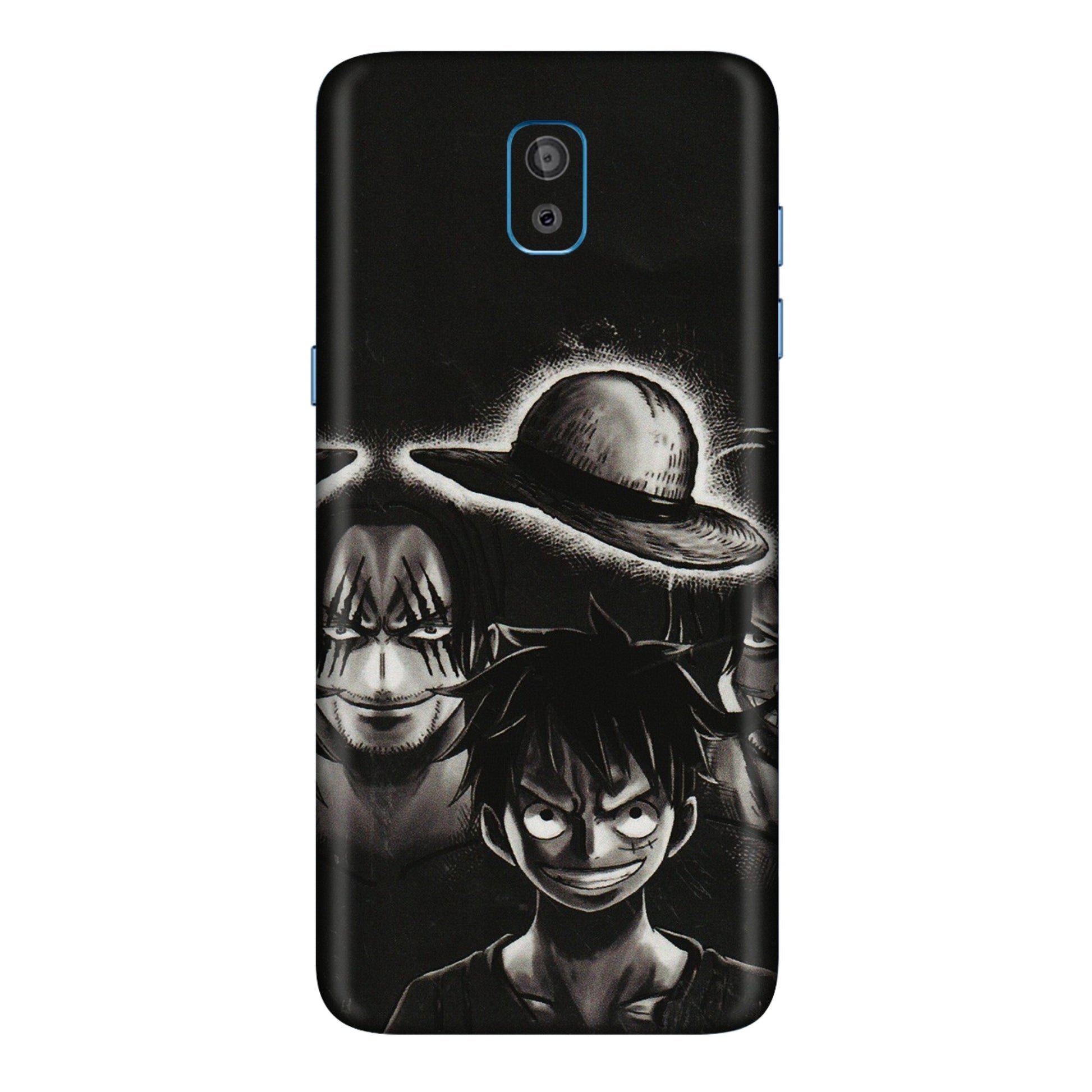 Samsung M/F/Note/Flip and C Phone Skins (All Models) - Black Luffy Hat - 3D Embossed Finish (L-57) Samsung Galaxy On 8