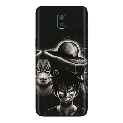 Samsung M/F/Note/Flip and C Phone Skins (All Models) - Black Luffy Hat - 3D Embossed Finish (L-57) Samsung Galaxy On 8