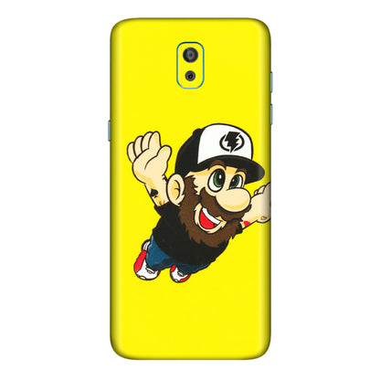 Samsung M/F/Note/Flip and C Phone Skins (All Models) - Flying Beardo - 3D Embossed Finish (L-60) Samsung Galaxy On 8