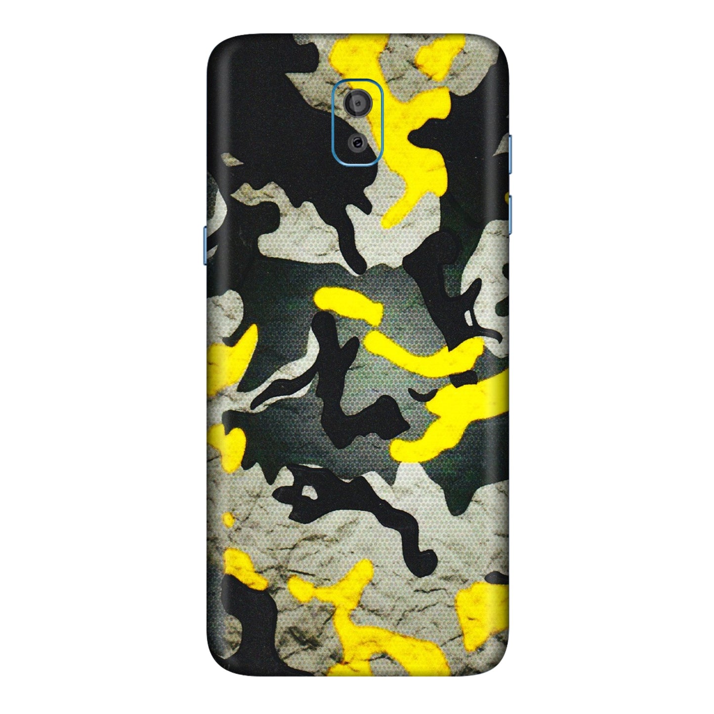 Samsung M/F/Note/Flip and C Phone Skins (All Models) - Yellow Camouflage - 3D Embossed Finish (L-61) Samsung Galaxy On 8