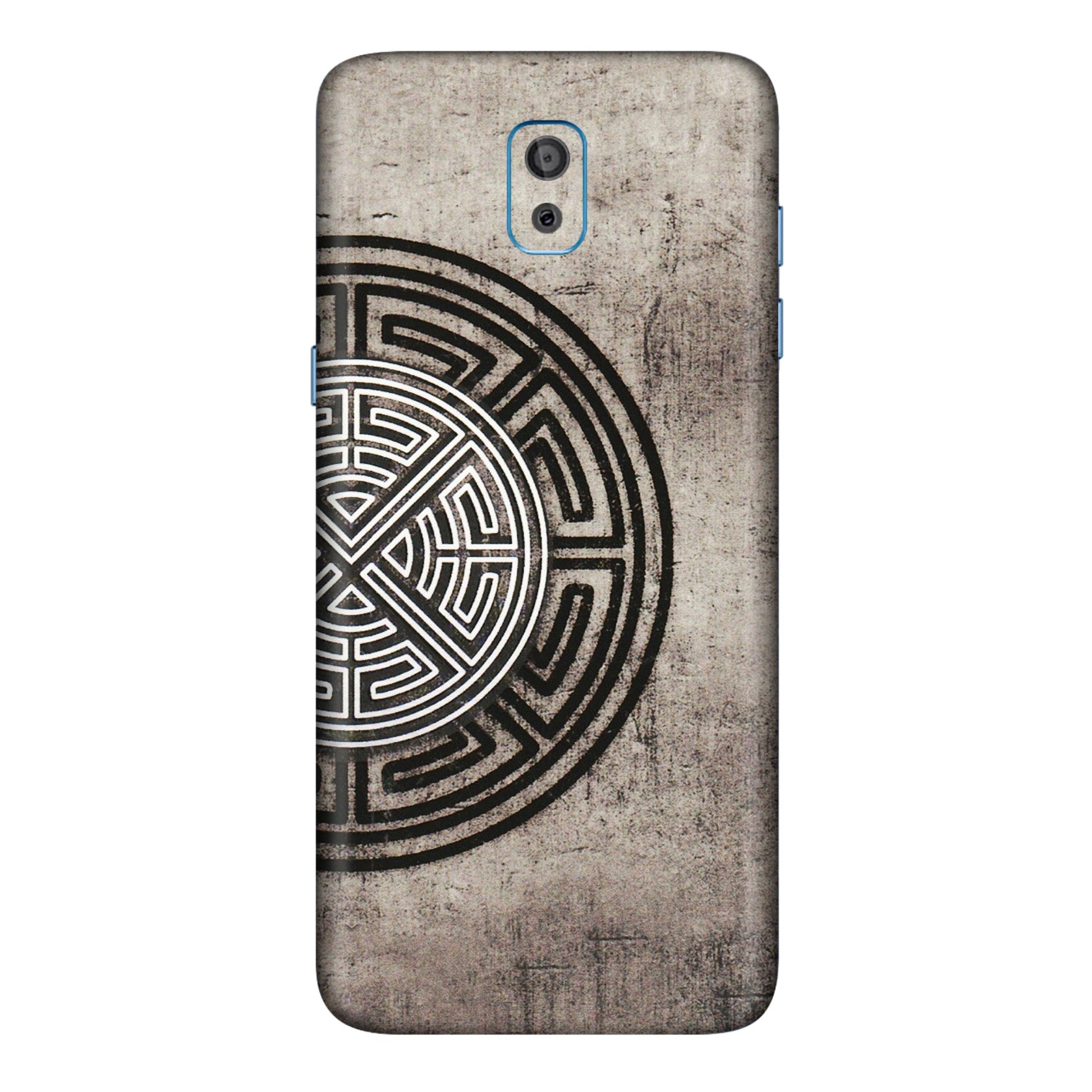 Samsung M/F/Note/Flip and C Phone Skins (All Models) - Mysterious Circular Design - 3D Embossed Finish (L-63) Samsung Galaxy On 8