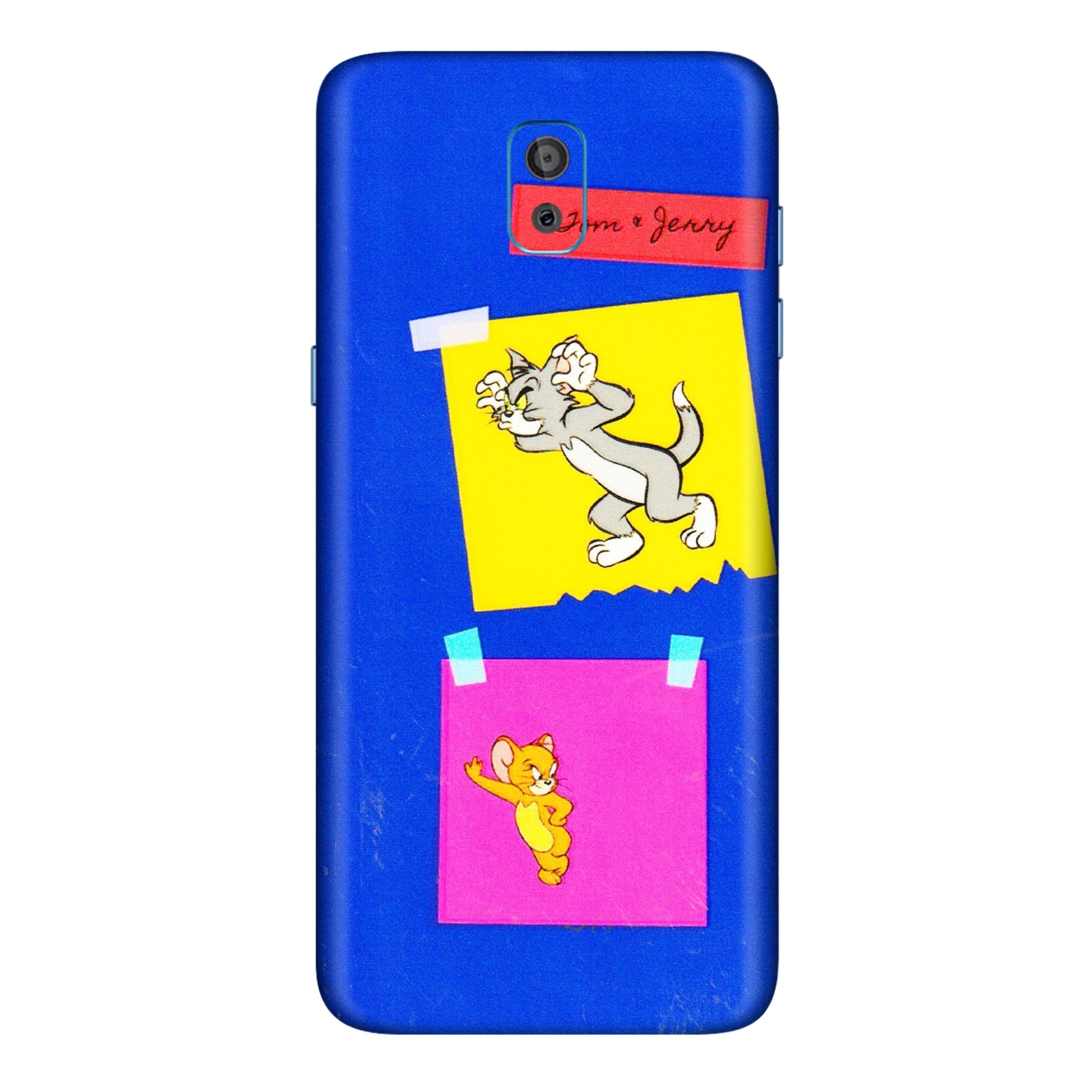 Samsung M/F/Note/Flip and C Phone Skins (All Models) - Tom N Jerry Sticky Notes - 3D Embossed Finish (L-88) Samsung Galaxy On 8