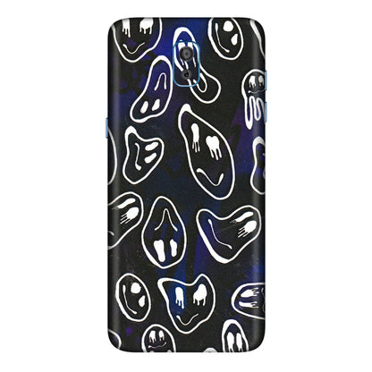Samsung M/F/Note/Flip and C Phone Skins (All Models) - Distorted Smileys - 3D Embossed Finish (L-92) Samsung Galaxy On 8