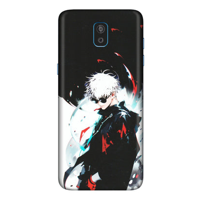 Samsung M/F/Note/Flip and C Phone Skins (All Models) - Gojo Powerful Charater Kaisen Anime - Matte Finish (M-144) Samsung Galaxy On 8