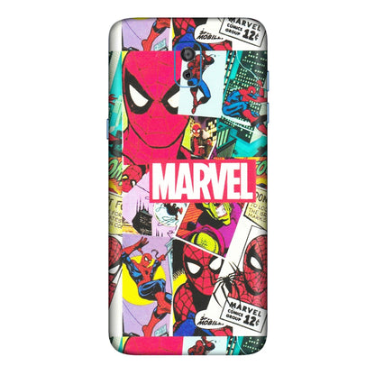 Samsung M/F/Note/Flip and C Phone Skins (All Models) - Marvel Comic Spiderman Grafitti - Matte Finish (M-72) Samsung Galaxy On 8
