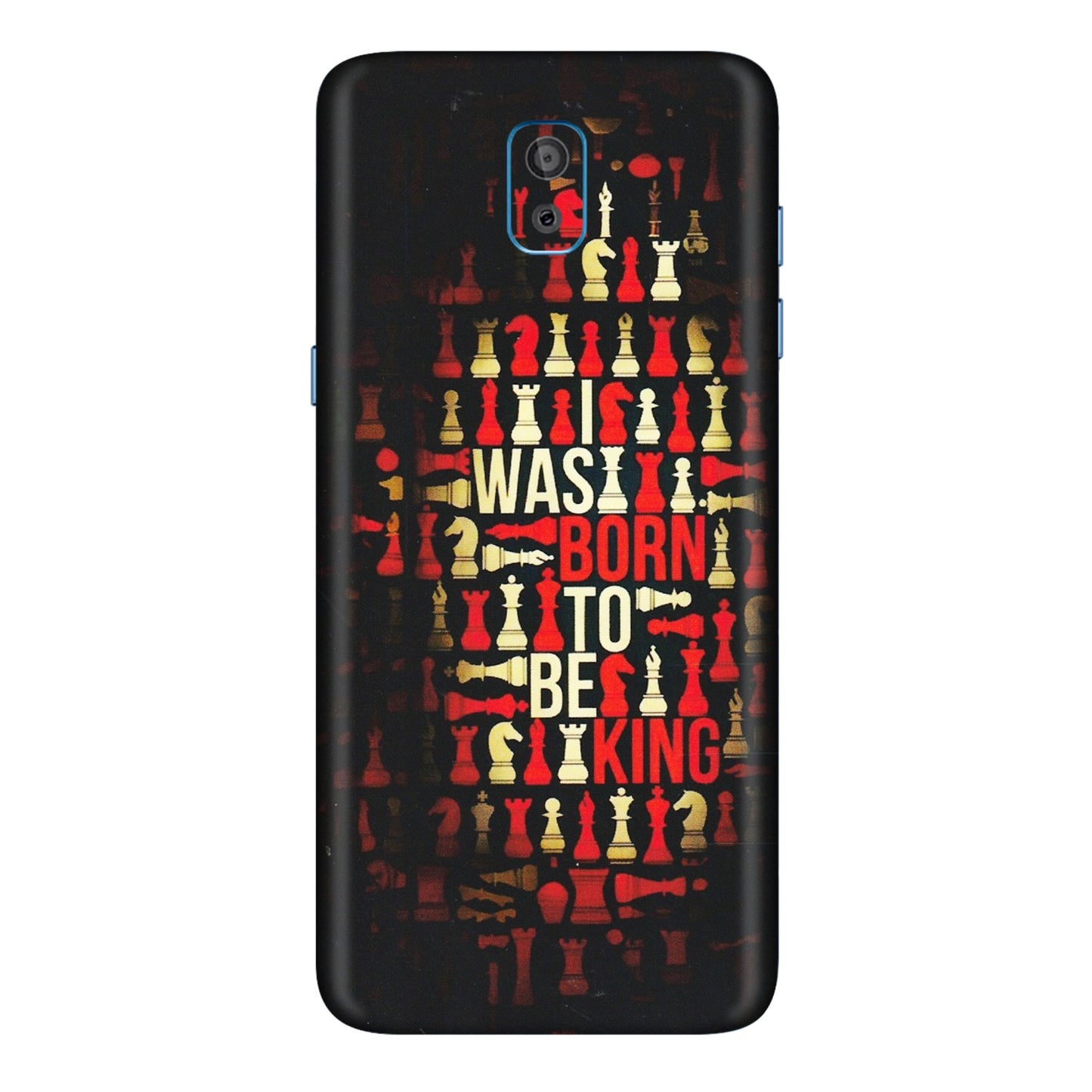 Samsung M/F/Note/Flip and C Phone Skins (All Models) - Born To Be King - Matte Finish (M-73) Samsung Galaxy On 8