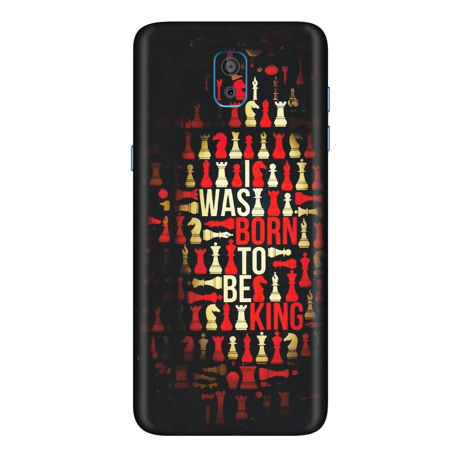 Samsung M/F/Note/Flip and C Phone Skins (All Models) - Born To Be King - Matte Finish (M-73) Samsung Galaxy On 8