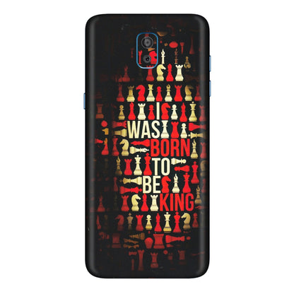 Samsung M/F/Note/Flip and C Phone Skins (All Models) - Born To Be King - Matte Finish (M-73) Samsung Galaxy On 8