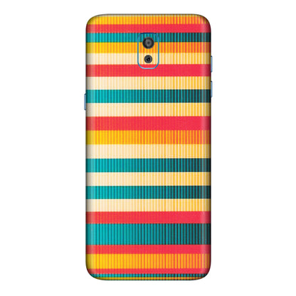 Samsung M/F/Note/Flip and C Phone Skins (All Models) - Colourful Stripes Soothing Effect - Matte Finish (M-86) Samsung Galaxy On 8