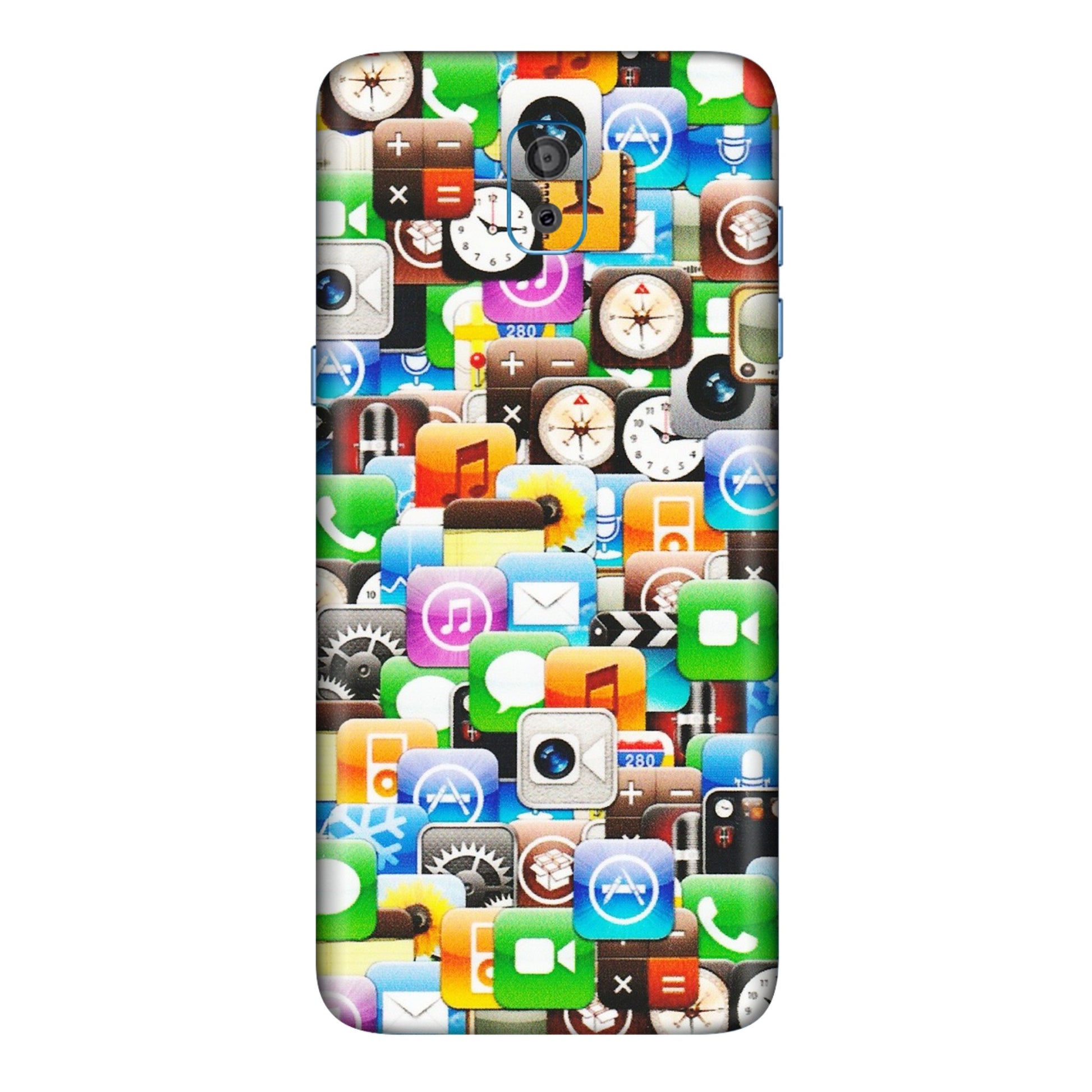 Samsung M/F/Note/Flip and C Phone Skins (All Models) - All Apple Icons - Matte Finish (M-93) Samsung Galaxy On 8