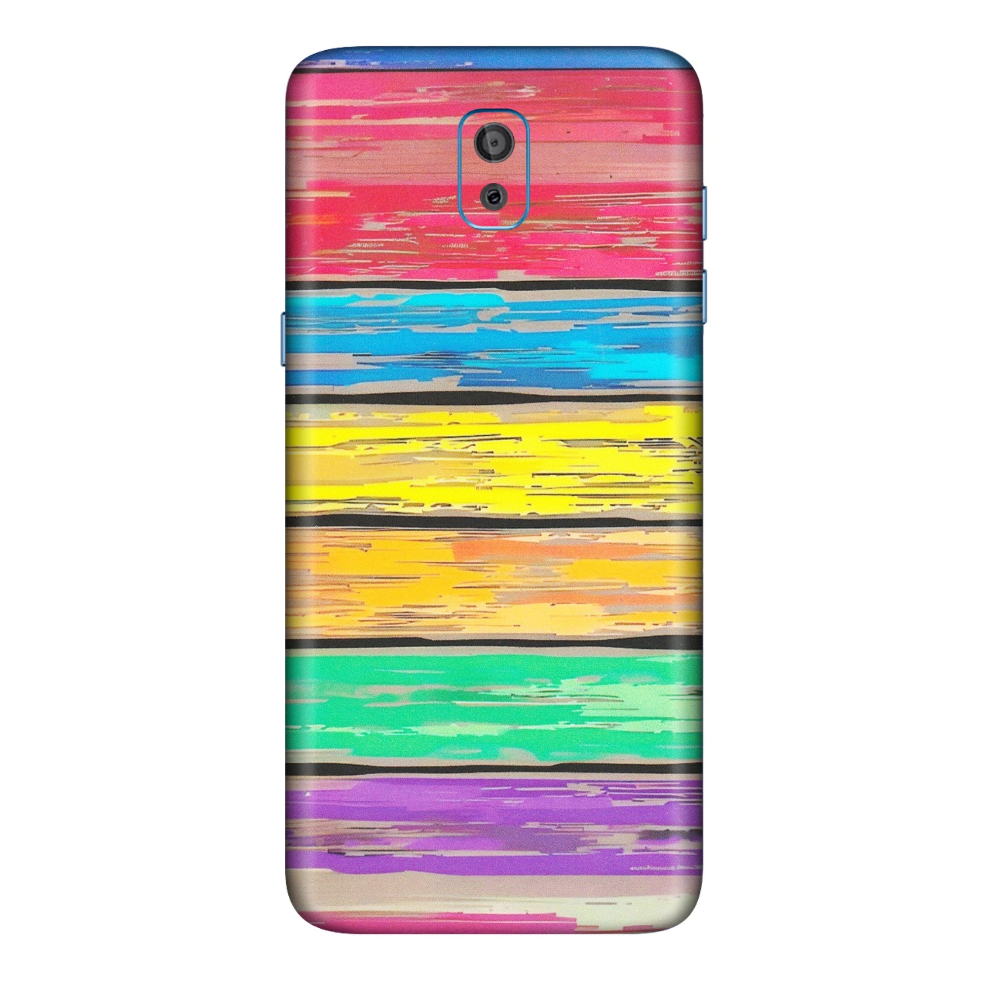 Samsung M/F/Note/Flip and C Phone Skins (All Models) - Multi Colour Wooden Wall - Matte Finish (M-96) Samsung Galaxy On 8