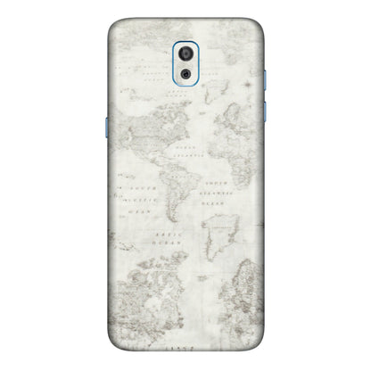 Samsung M/F/Note/Flip and C Phone Skins (All Models) - World Travel Map - Transparent Finish (T-04) Samsung Galaxy On 8