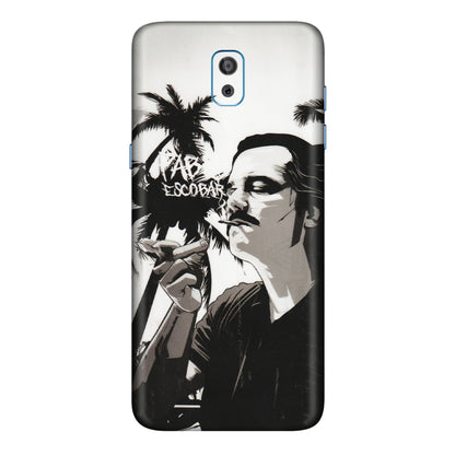 Samsung M/F/Note/Flip and C Phone Skins (All Models) - Pab Escobar - Transparent Finish (T-05) Samsung Galaxy On 8