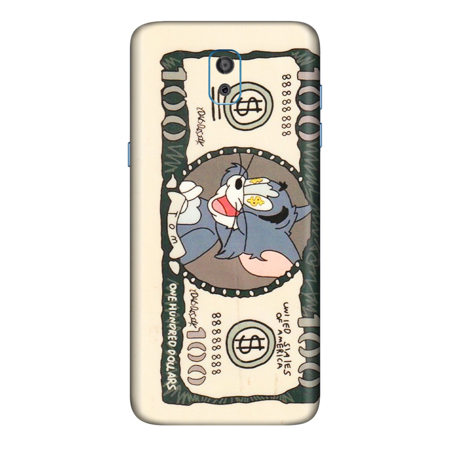 Samsung M/F/Note/Flip and C Phone Skins (All Models) - One Hundred Dollar Tom - Transparent Finish (T-16) Samsung Galaxy On 8