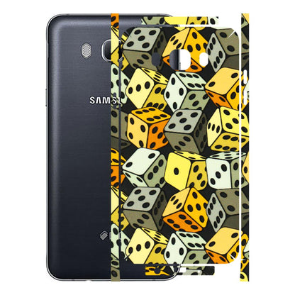 Samsung M/F/Note/Flip and C Phone Skins (All Models) - Dices Of Life - 3D Embossed Finish (L-04) Samsung Galaxy On 8
