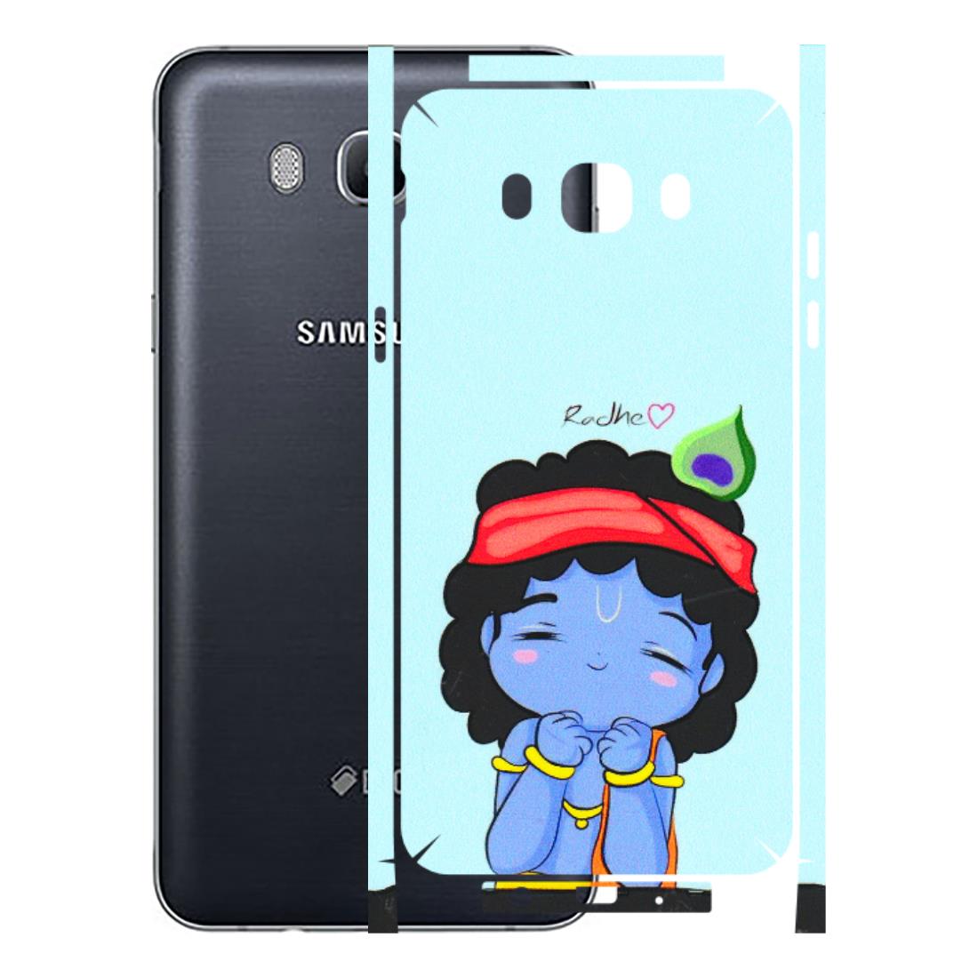 Samsung M/F/Note/Flip and C Phone Skins (All Models) - Radhe Radhe Cute Toon - 3D Embossed Finish (L-05) Samsung Galaxy On 8