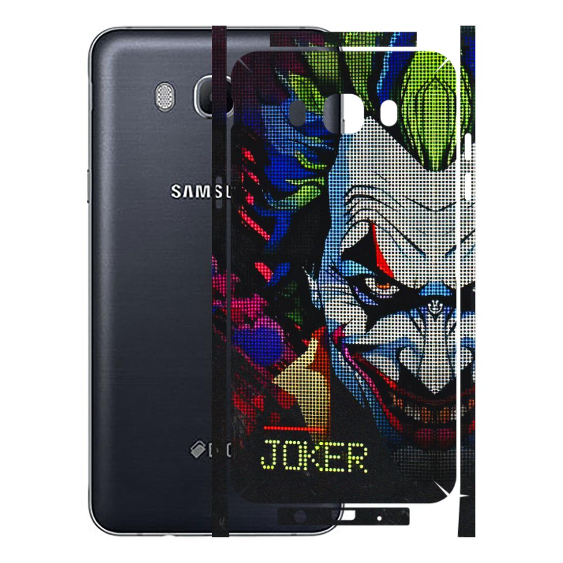 Samsung M/F/Note/Flip and C Phone Skins (All Models) - Joker Dot Matrix - 3D Embossed Finish (L-08) Samsung Galaxy On 8