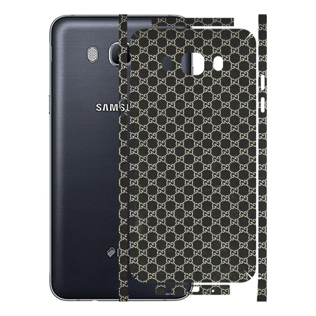 Samsung M/F/Note/Flip and C Phone Skins (All Models) - Black G Print - 3D Embossed Finish (L-109) Samsung Galaxy On 8