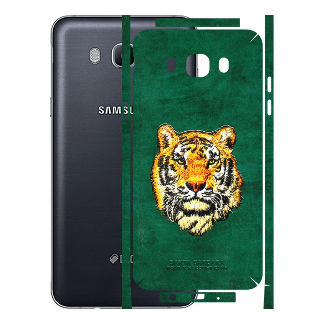 Samsung M/F/Note/Flip and C Phone Skins (All Models) - Leather Feel Tiger - 3D Embossed Finish (L-111) Samsung Galaxy On 8