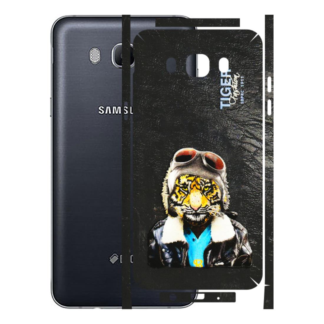 Samsung M/F/Note/Flip and C Phone Skins (All Models) - Rider Tiger - 3D Embossed Finish (L-113) Samsung Galaxy On 8