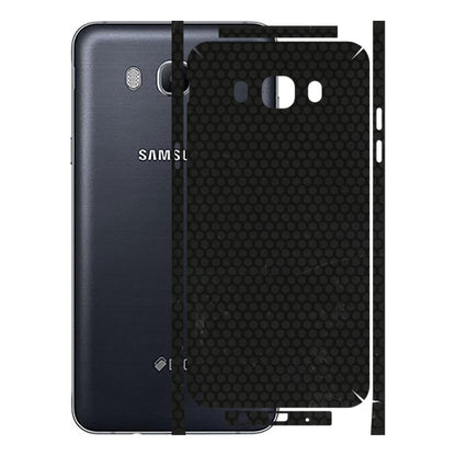 Samsung M/F/Note/Flip and C Phone Skins (All Models) - Black honeycomb - 3D Embossed Finish (L-114) Samsung Galaxy On 8