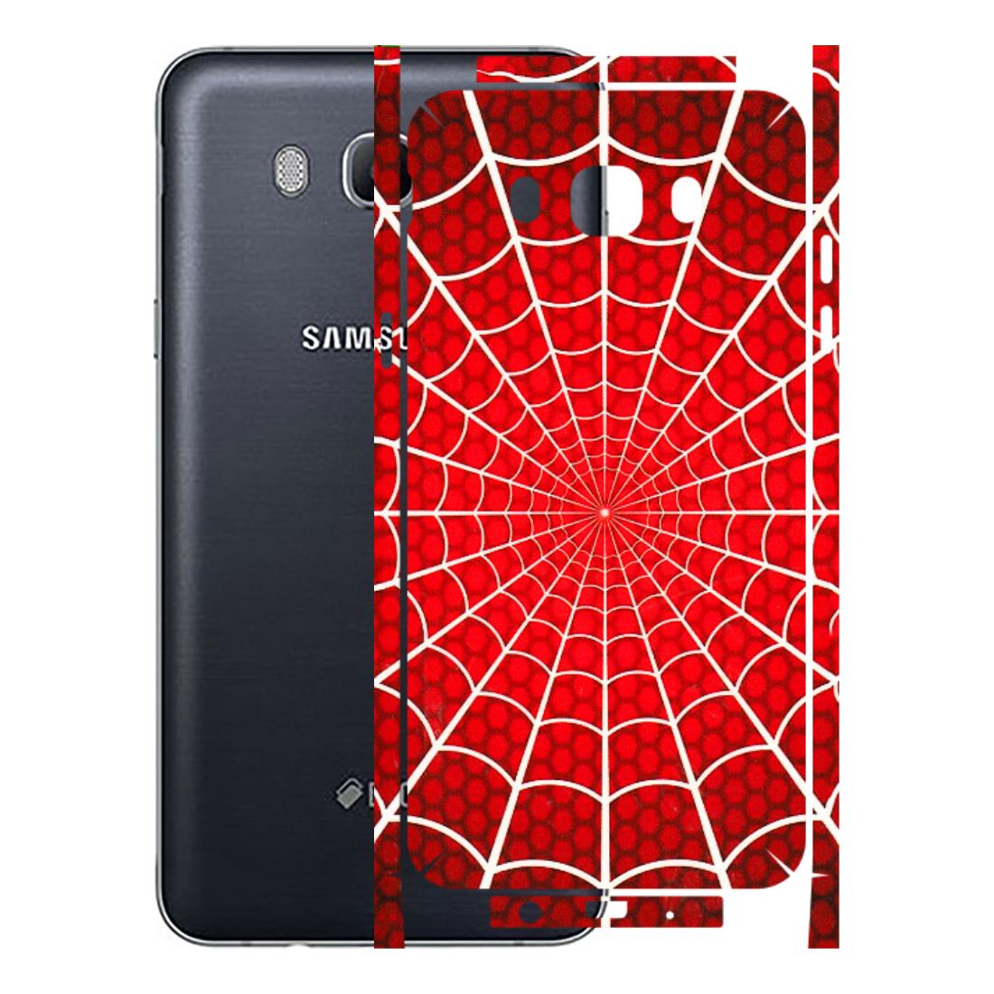 Samsung M/F/Note/Flip and C Phone Skins (All Models) - Classic Spidey Web - 3D Embossed Finish (L-115) Samsung Galaxy On 8