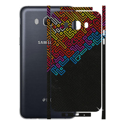 Samsung M/F/Note/Flip and C Phone Skins (All Models) - Dotme Pattern Art - 3D Embossed Finish (L-121) Samsung Galaxy On 8