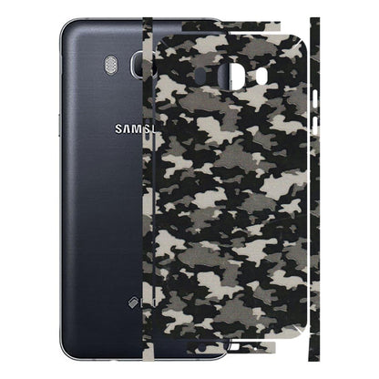 Samsung M/F/Note/Flip and C Phone Skins (All Models) - Black/Grey Camoflaunge - 3D Embossed Finish (L-142) Samsung Galaxy On 8