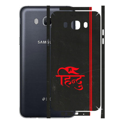 Samsung M/F/Note/Flip and C Phone Skins (All Models) - Hindu Black - 3D Embossed Finish (L-153) Samsung Galaxy On 8