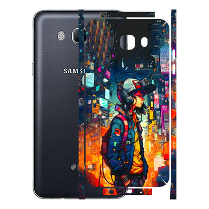 Samsung M/F/Note/Flip and C Phone Skins (All Models) - Street Anime Guy - 3D Embossed Finish (L-158) Samsung Galaxy On 8