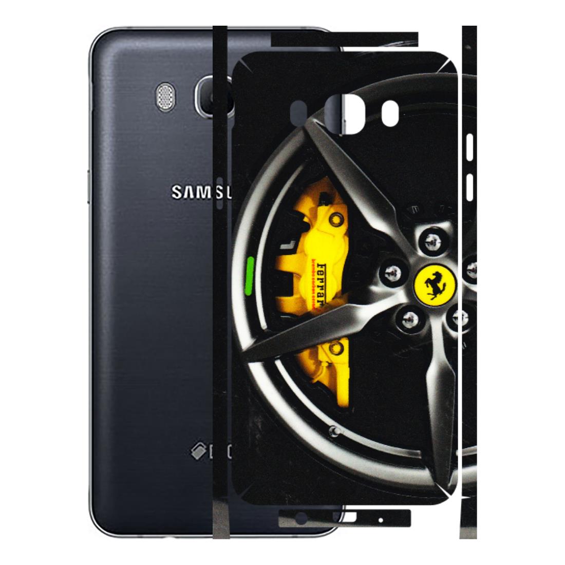 Samsung M/F/Note/Flip and C Phone Skins (All Models) - Ferrari Wheel Alloy - 3D Embossed Finish (L-173) Samsung Galaxy On 8