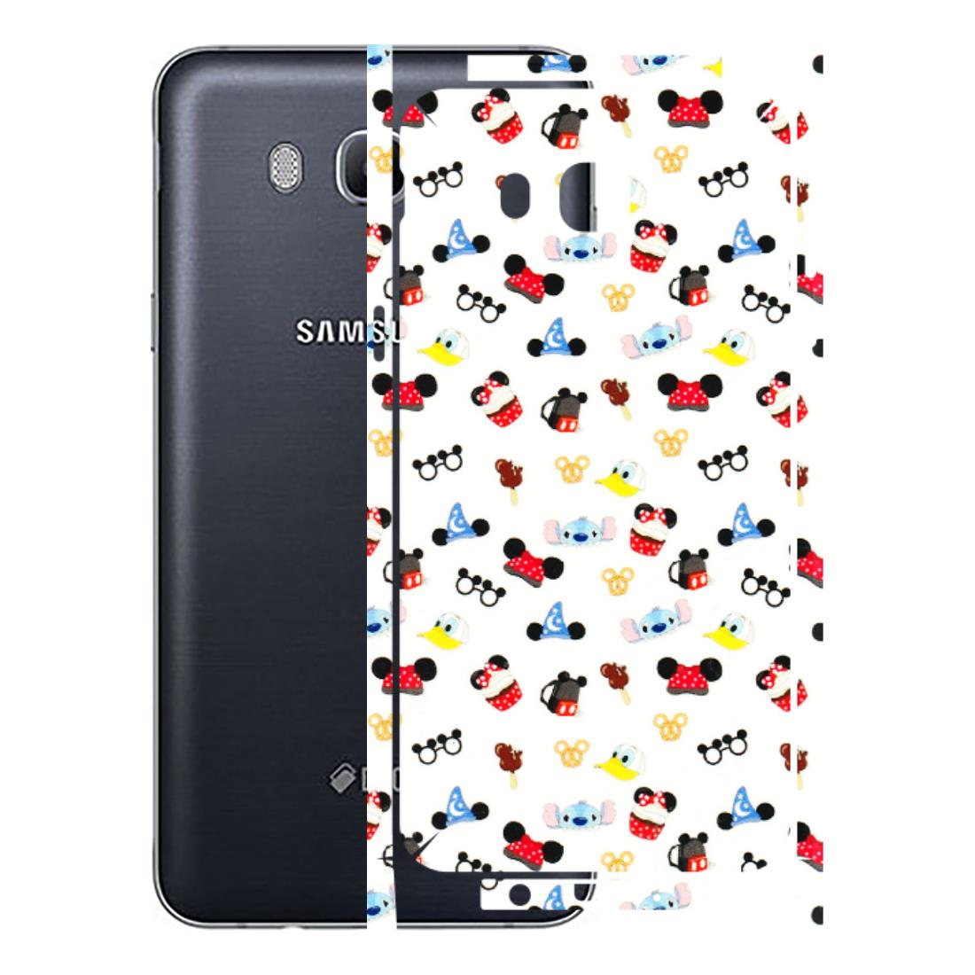 Samsung M/F/Note/Flip and C Phone Skins (All Models) - Minnie Mouse & Donald Doodles s - 3D Embossed Finish (L-194) Samsung Galaxy On 8