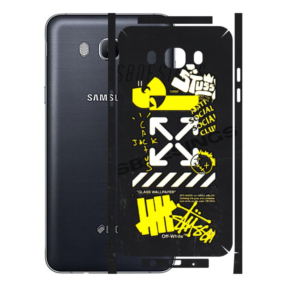 Samsung M/F/Note/Flip and C Phone Skins (All Models) - Anti Social Graffiti - 3D Embossed Finish (L-198) Samsung Galaxy On 8